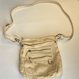 The Camile Three Zip Crossbody - Taupe